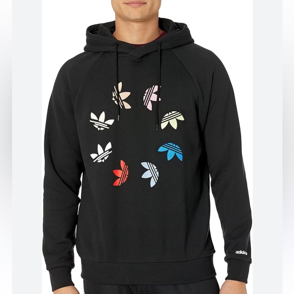 NWT Adidas Originals Adicolor Shattered Trefoil Hoodie Sweatshirt Men's Sz Small